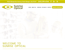 Tablet Screenshot of optical-northbergen.com
